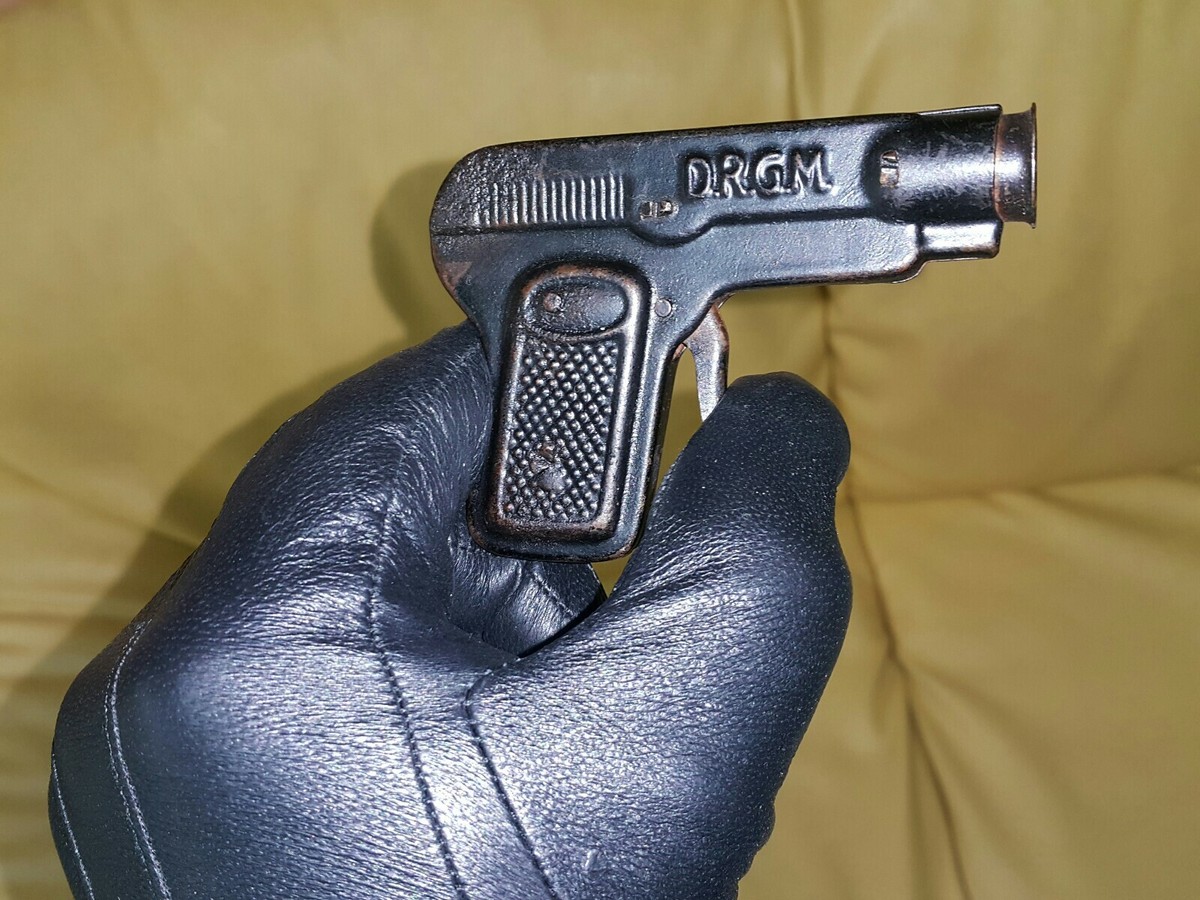 ancien pistolet a bouchon olaf drgm made in germany jouet ancien