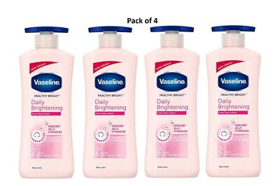 Vaseline Healthy Bright Daily Brightening Even Tone Lotion 600ml (4er Pack)
