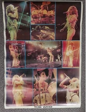 Large Vintage The Who Poster 1976 One Stop Posters Sealed New