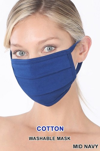 Double Layer Cotton Face Mask Washable Reusable Cloth Soft Fashionable Unisex - Picture 23 of 23