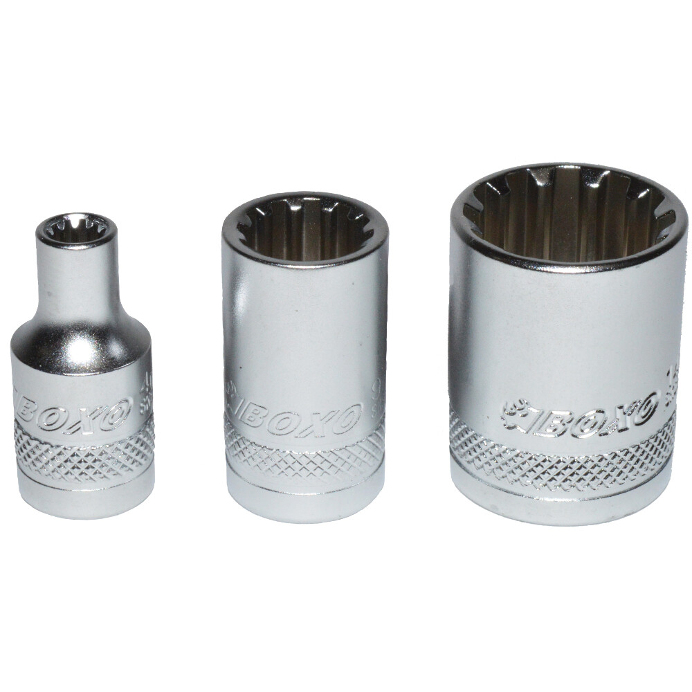 1/4"" Drive MULTIfix Socket 4mm fits Metric, AF, Torx & Spline SKS22-04
