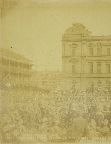 Occupation of Pretoria 1900 The Troops Passing Lord Roberts Original Photograph - Picture 2 of 3