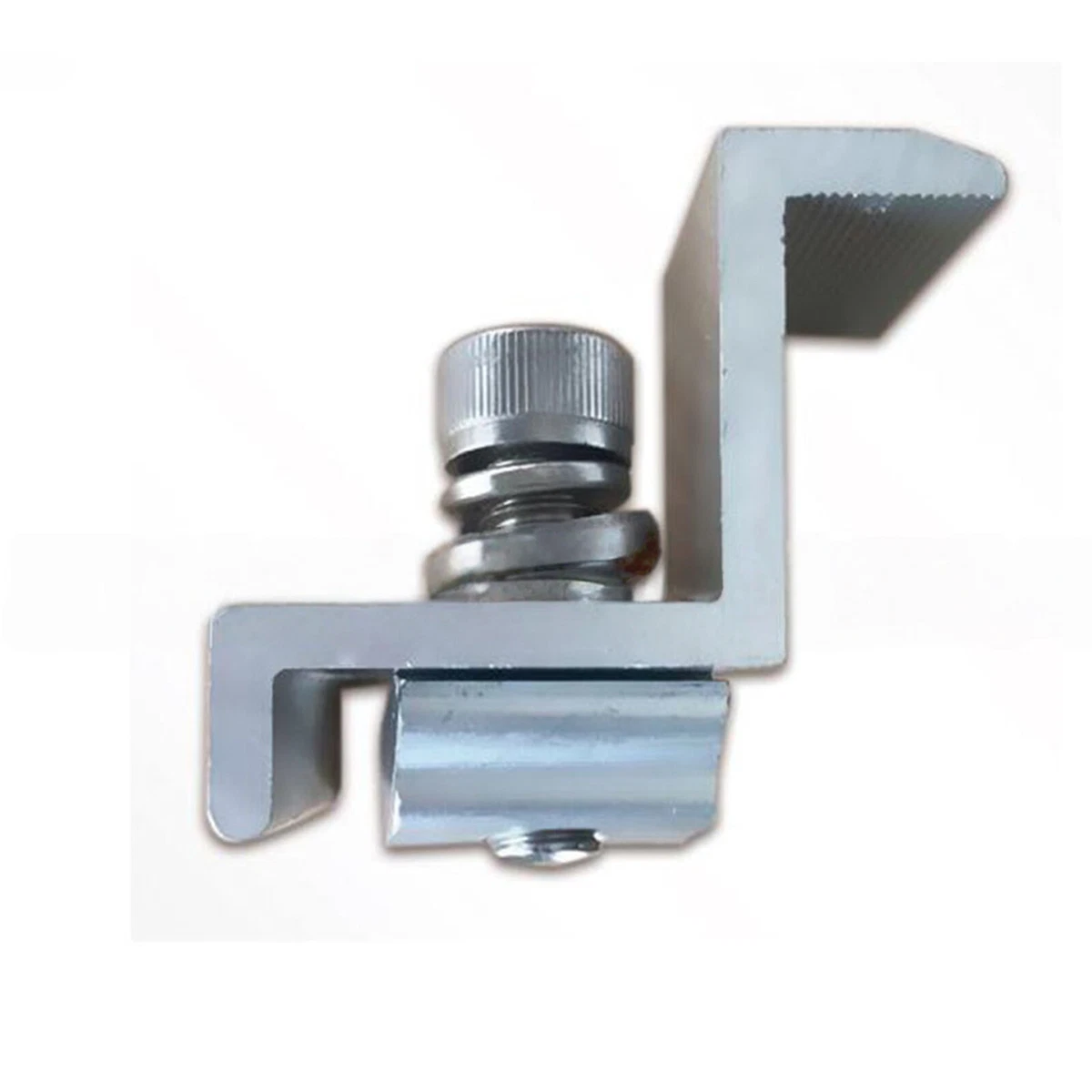 10PCS 30mm Solar Panel Rail Bracket Mounting Aluminium Fixing End Clamp Brackets