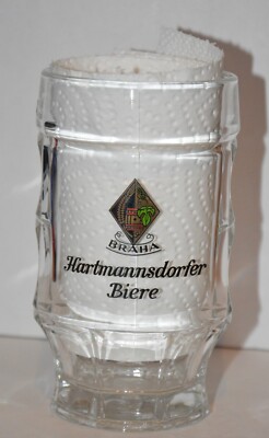 Bierglas Bierkrug Braha Hartmannsdorfer Biere 0,4L