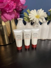 3X SHISEIDO Clarifying Cleansing Foam 0.55oz/15ml NWOB/NO SEALED