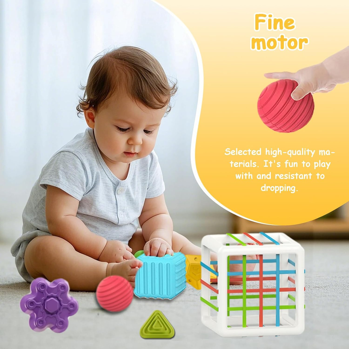 Adeokay Cubo Actividades Bebe, Juguetes Bebes 6-12 Meses, Juguetes Montessori 1 Años, Montessori Bebe 6 a 12 Meses, Juguetes Educativos 1 2 3 Años, Juegos Bebe1 Año, Juegos Educativos Niños 1 2 Años