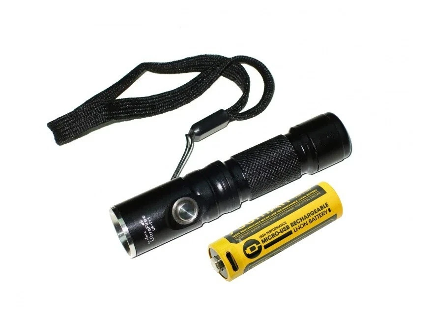 Torcia LED WF-502B 10W 1200 Lumen – 3 Modalità (alta/bassa/strobe), Porta 18650 - Foto 3