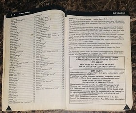 NES GALOOB Game Genie Video Enhancer Programming Manual Codebook - Book Only