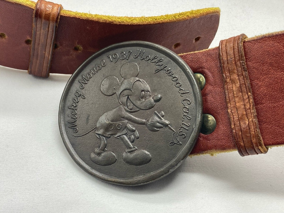 Tiffany & Co Buckle & Original Belt Sun Rubber Mickey Mouse 