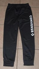 CONVERSE Boys Sz Large Charcoal Gray Elastic Waist Athletic Jogger Pants Pockets
