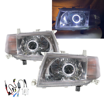 Fits TOYOTA Probox XP50/160 02-08 5D Guide LED Angel-Eye HID Headlight CH RHD