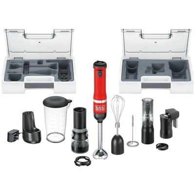 Black & Decker BCKM1016KS06 VS Li-Ion 6-in-1 Kitchen Multi-Tool Kit - Red New