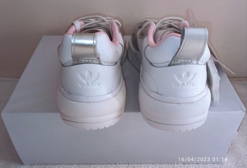 ADIDAS SUPERCOURT RX WOMEN TALLA 40 EU/8 USA SILVER/PINK/WHITE - Imagen 3 de 5