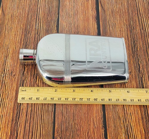 Fiaschetta Williamsburg Reed & Barton NRA Country acciaio inox lucido inciso - Foto 5 di 9