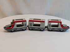 Brio Railway Passenger Train Shuttle, 3-Car Set, Missing Doors Read 