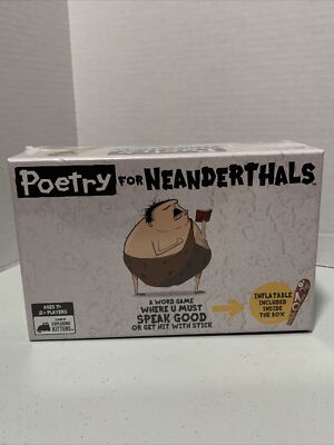 Poetry For Neanderthals a Word Game by Exploding Kittens Ages 7+ New Sealed