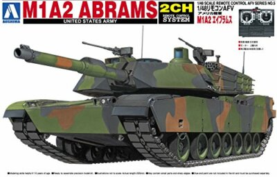 Aoshima 1/48 Remote Control AFV No.05 U.s. Army M1a2 Abrams