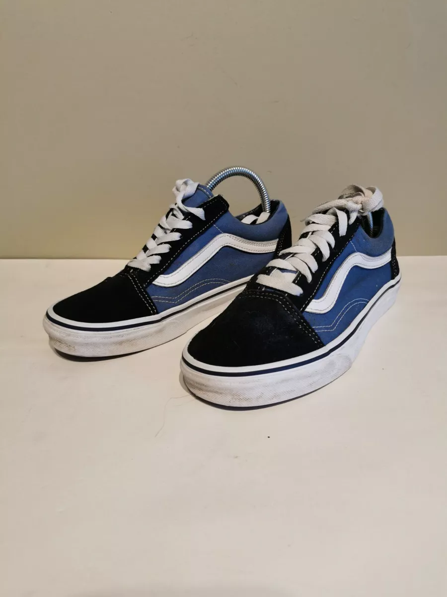 Vans Off The Wall Blue Trainers Shoes Size 5UK eBay