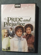 Jane Austen's Pride and Prejudice BBC Video Classics DVD Elizabeth Garvie 4:3