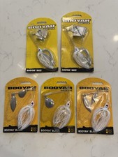 Booyah Buzz & Blade Buzzbait Spinnerbait Lures White Silver 1/4-5/8 oz Lot