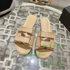 2026 Summer Fashion Flat-Bottomed Open-Toed Casual Slippers Comfortable 35-41