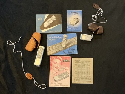 MINOX Wetzlar III Subminiature Spy Camera, MinoSix light meter and accessories