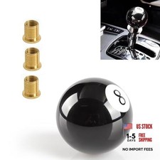 Shift Knob Manual Gear, Black 8 Ball Gear Shift Knob, Acrylic Gear Shifter