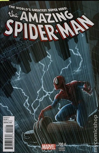 Amazing Spider-Man #700 Christopher Variant FN 2014 Stock Image
