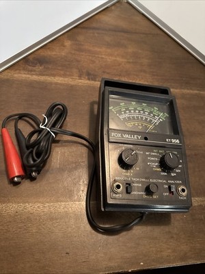 Fox Valley ET956 Inductive Tach Dwell Electrical Analyzer Tested Works