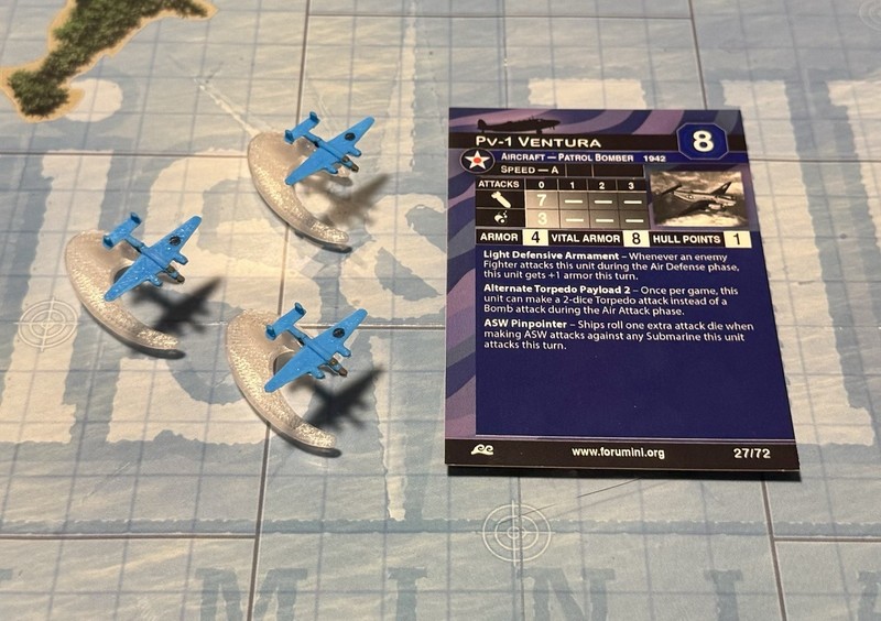 Axis & Allies - War At Sea - Forumini: PV1 Ventura - America Plane - Deck 3