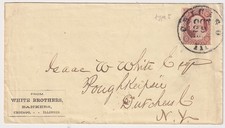 USA Mi 9 auf Brief Chicago - Poughkeepsie