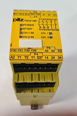 PILZ 777760 PNOZ X8P 24VDC SAFETY RELAY MODULE