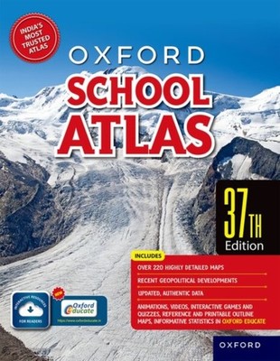 OXFORD INDIA SCHOOL ATLAS by OUP INDIA Paperback Self Help Business