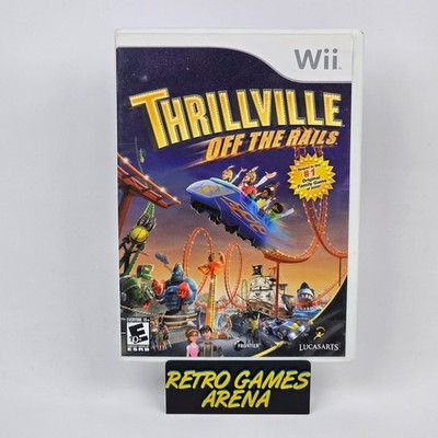 Thrillville: Off the Rails (Nintendo Wii) CIB COMPLETE & TESTED