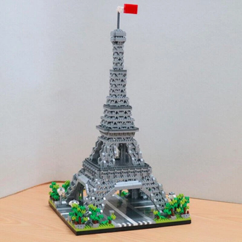 Architecture Eiffel Tower Building Blocks Toy DIY Micro Bricks Set 3585 Pieces - Image 4 of 4