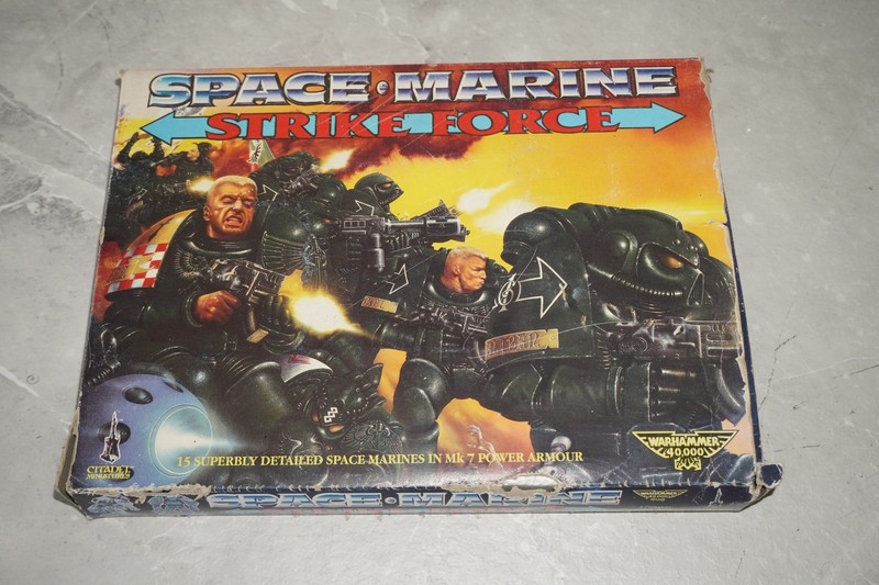 EMPTY Warhammer 40k Rogue Trader Space Marine Strike Force Box
