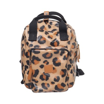 Mini Market, Rucksack, Unisex (Kinder), Polyester, Beige/Schwarz, Leopard #auq