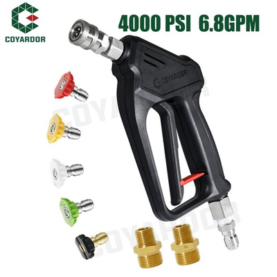 #ad #ad COYARDOR Pressure Washer Gun 4000 psi M22 14mm QC Swivel 3.8quot; Plug 6.8 GPM $45.49