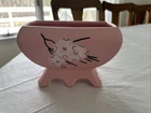 McCoy Pottery Pink 7-inch Art Deco Style Vase Planter