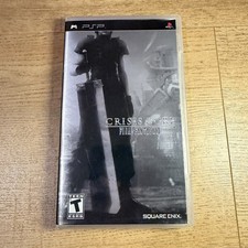 Crisis Core: Final Fantasy VII (Sony PSP, 2008) CIB Complete Black Label