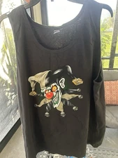 Size XL Vintage Beartooth Crazy Clown Harley Davidson BLK Tank Top
