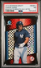 2014 Bowman Draft Aaron Judge X-Fractors (PSA 7) #BSB-AJ (/99)