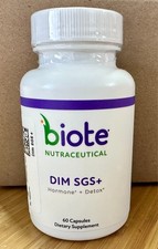 Biote Nutraceuticals - DIM SGS  - Hormone  Detox  60 Capsules Exp 03/2026