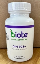 Biote Nutraceuticals - DIM SGS + - Hormone + Detox | (60 Capsules) Exp 03/2026