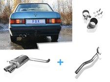 FOX Edelstahl Racing-Komplettanlage f&uuml;r Mercedes 190 Typ W201 2x76mm