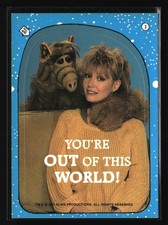 1987 Topps ALF - Stickers - 3 You're Out Of This World