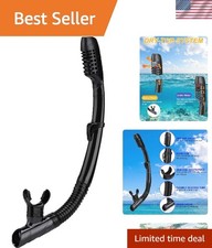 Dry Snorkel with Comfort Silicone Mouthpiece for Snorkeling  Diving