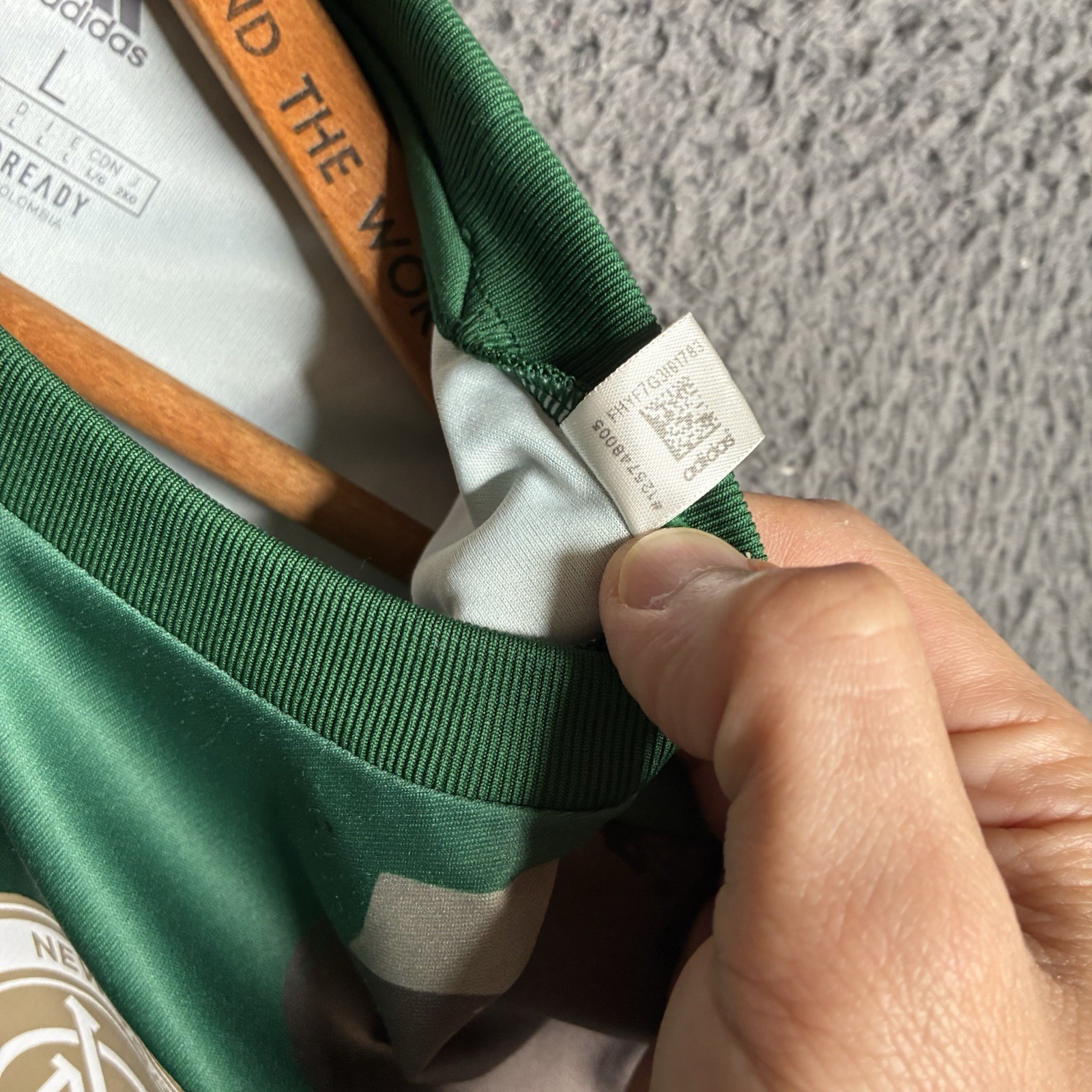 Adidas 2020/21 NYCFC Soccer Jersey Pre-Match GJ0786 Men’s Size Large thumbnail 6