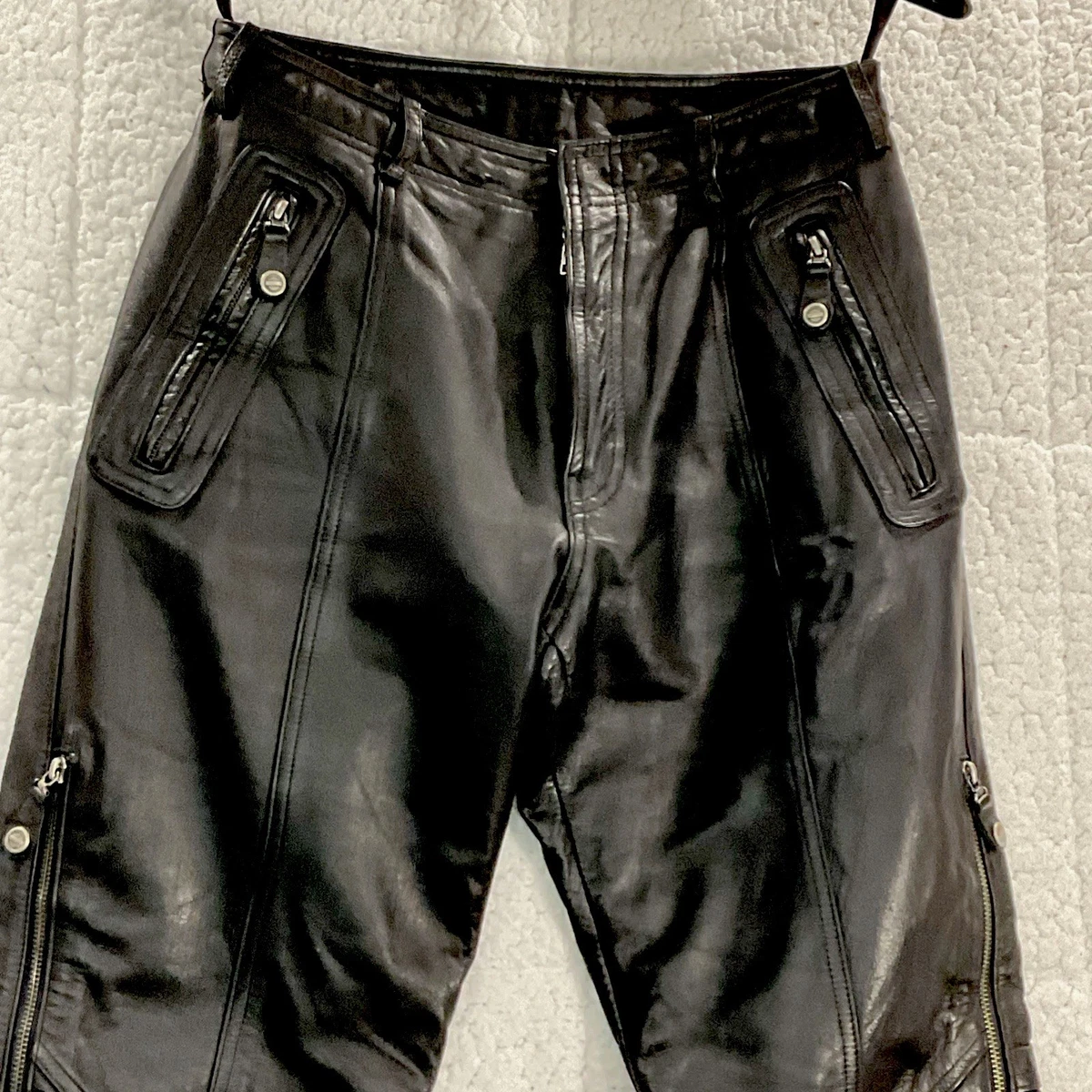 バイクウェア・装備 harley davidson leather pants 31 Harley-Davidson Black Leather Motorcycle Pants for sale | eBay