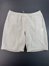 Adidas Originals Essentials Trefoil Fleece Shorts Mens Size XL Primegreen Gray